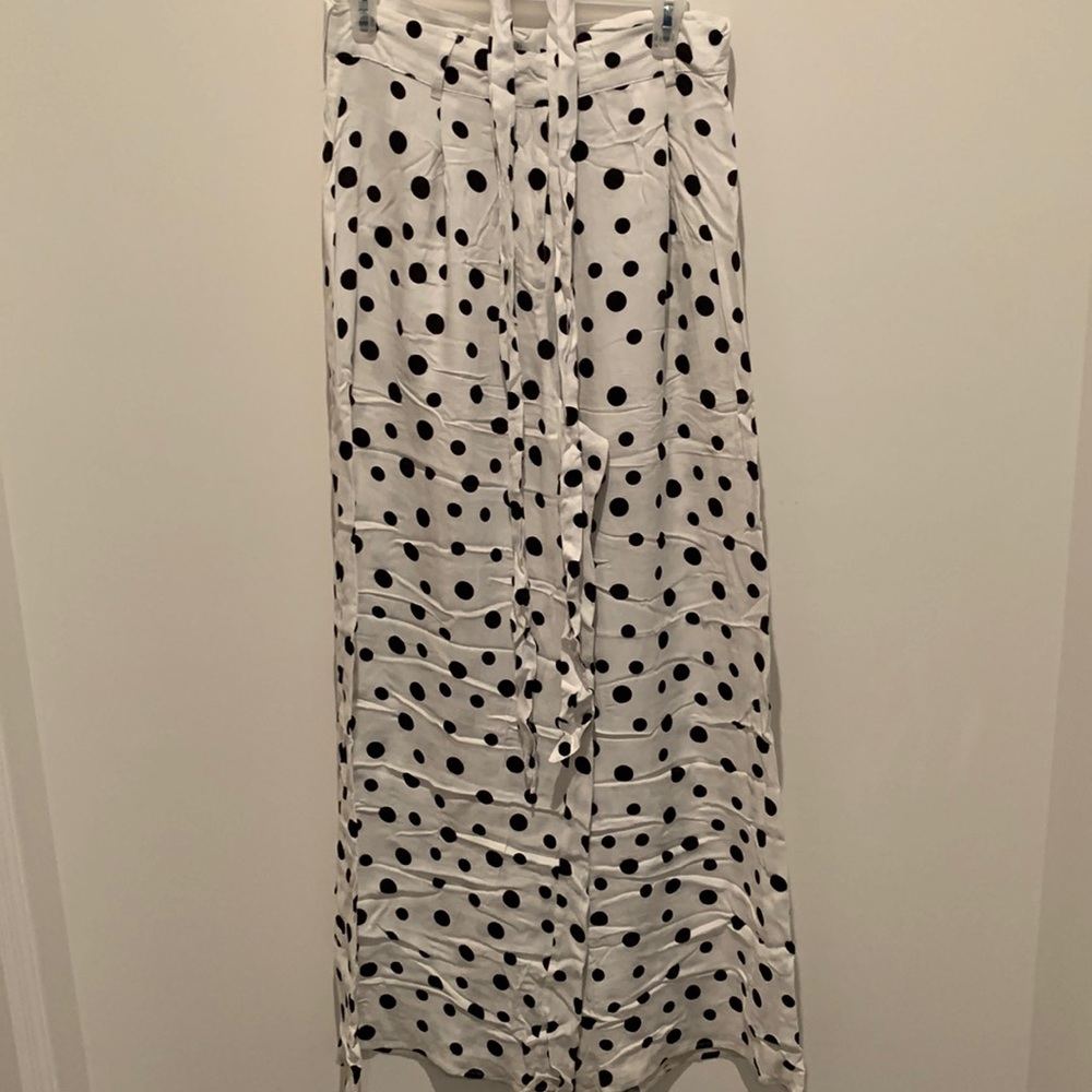 Forever 21 high rise wide leg pants size lrg